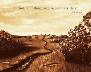 Nothing wrong with being lost.